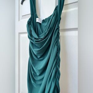 Club L London bodycon one shoulder dress